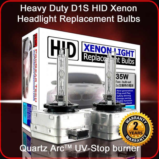 Pair of D1S 35W Xenon HID Bulbs – 8000K » 3 Way Components